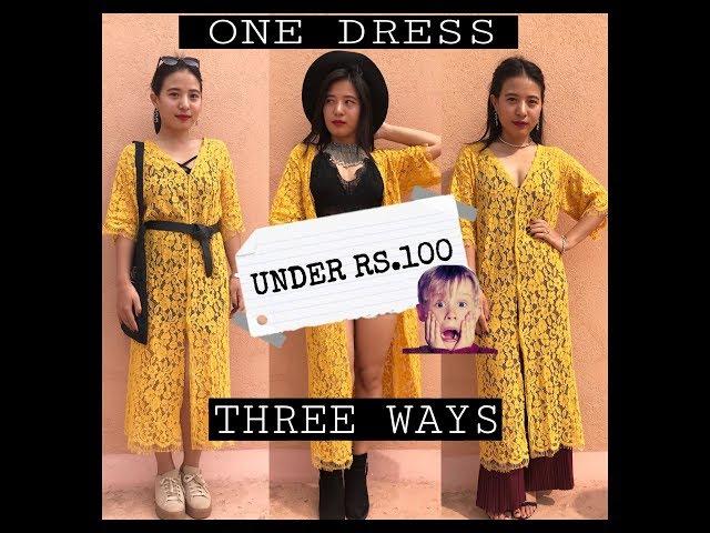 1 Dress 3 Ways | Transformation | DIY