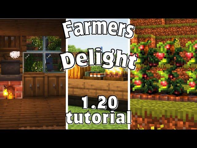 Minecraft Farmers Delight 1.20 Tutorial