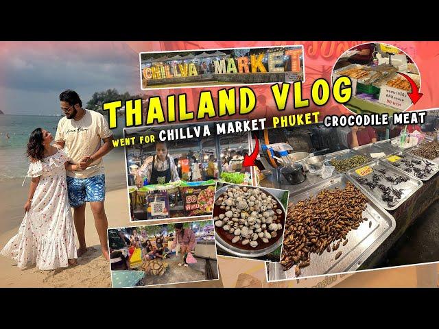 Crocodile meat se hui vomiting || Exploring local market of thailand