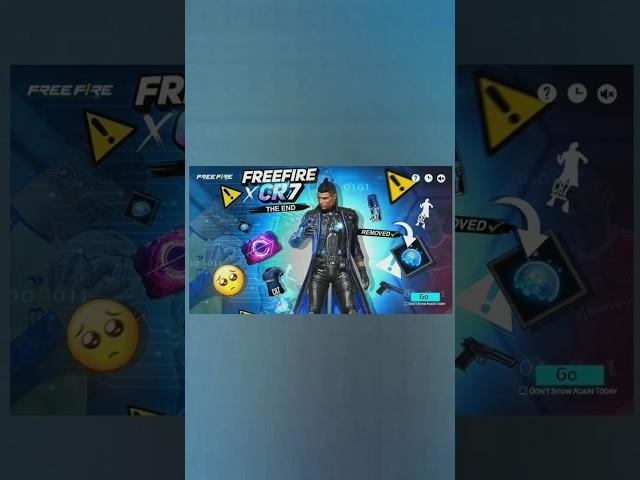 CR7 All Items Removed In Free Fire Max The end Era  #galaxygaming07 #freefire