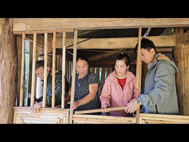 The policeman and his mute wife renovated their house together