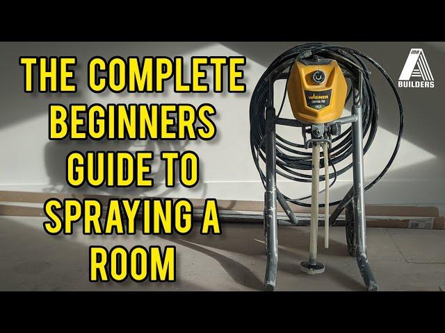 Wagner HEA Control Pro 350m the COMPLETE beginners guide. how to spray paint a room #howto #wagner