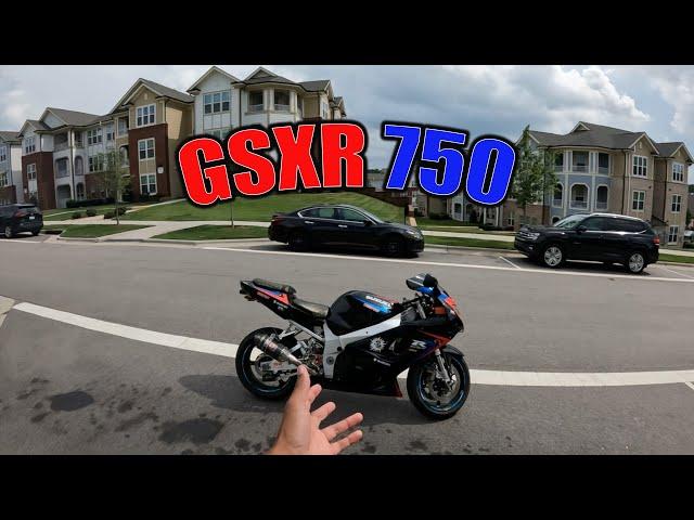 My Starter Bike is a GSXR-750 | Beginner Rider Vlog