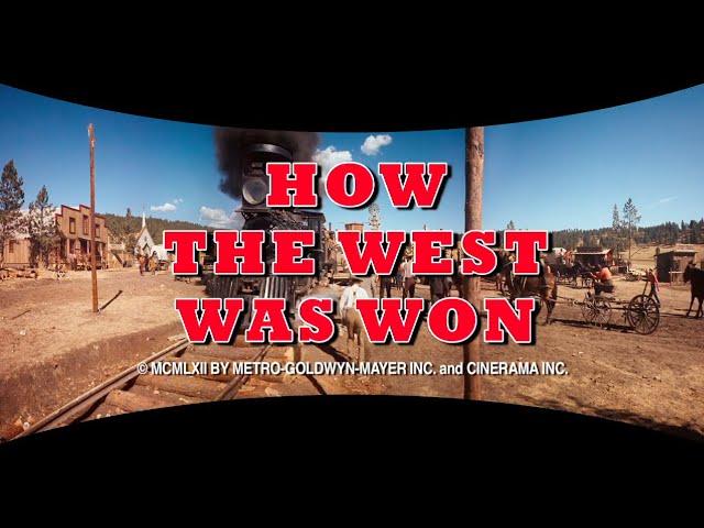 "HOW THE WEST WAS WON" (1962) HD RESTORED TRAILER IN CINERAMA SMILEBOX FORMAT