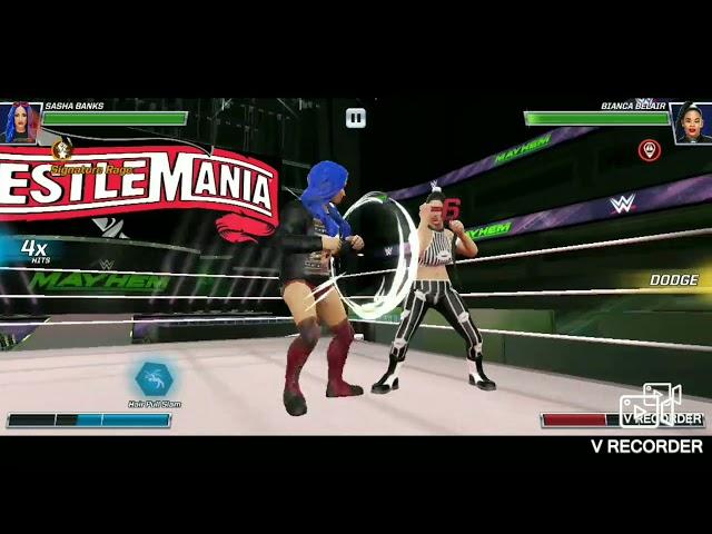 WWE MAYHEM WRESTLEMANIA THE GAMEPLAY OF 5 STAR BIANCA BELAIR