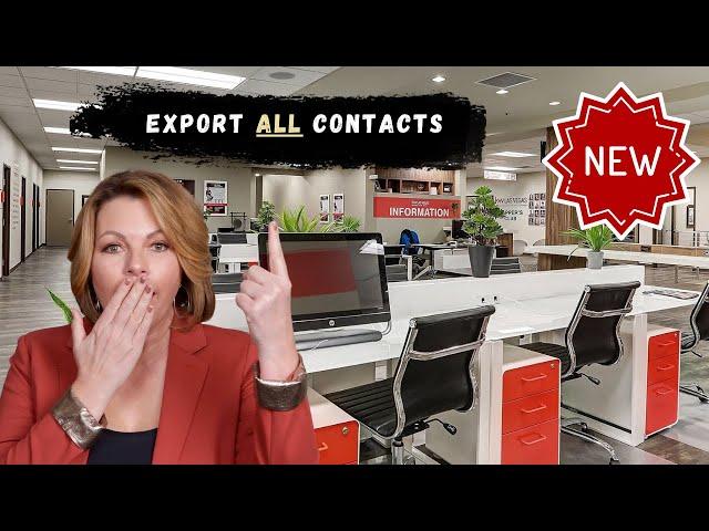 KW Command Help | How To Export ALL Contacts