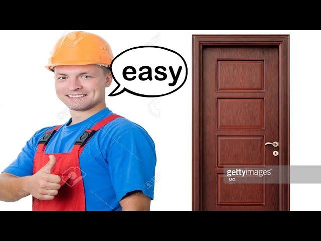 Mark builds a door (VERY easy)