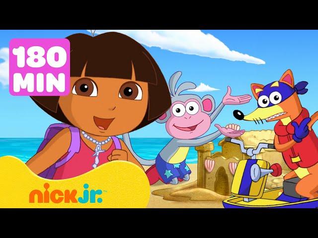 Dora | ¡Maratón de EPISODIOS COMPLETOS DE VERANO de Dora la Exploradora! ️ | ¡3 horas! | Nick Jr.