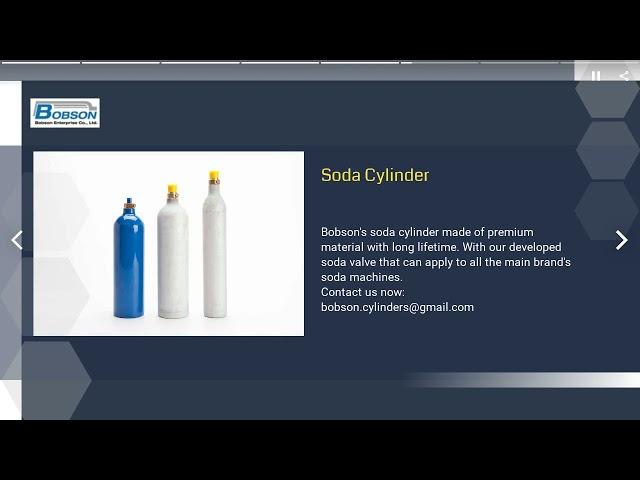 Aluminum Cylinder | Bobson Enterprise Co., Ltd. | Paintball | CO2  | Soda | Medical Cylinder