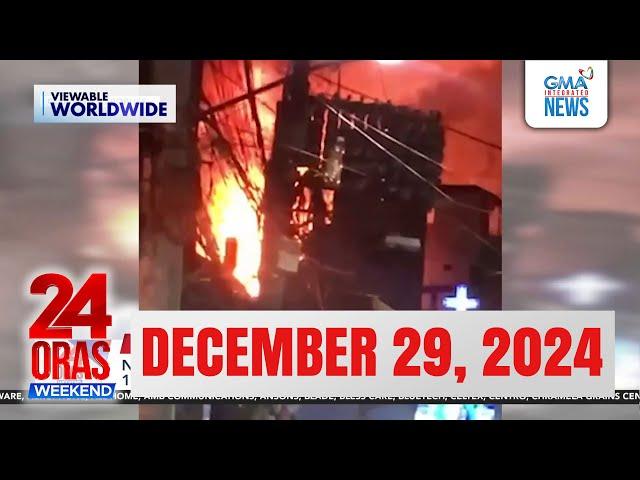 24 Oras Weekend Express: December 29, 2024 [HD]