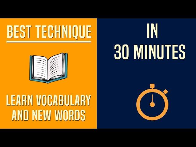 The Gold List Method - A Simple Way to Learn Vocabulary (Just 30 Mins)