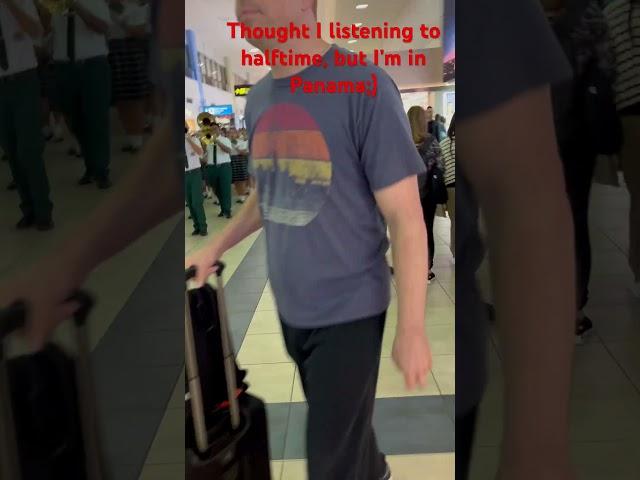 Thought I was listening to a halftime performance but then realized I’m at the  Airport! #travel