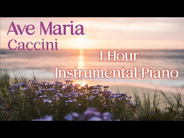 1 Hour of Ave Maria to Calm and Pacify | Caccini/Vavilov |  Instrumental Piano Music