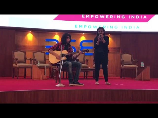 Raahil Lalvani and Sanea Takia at Bombay Stock Exchange, November 2017