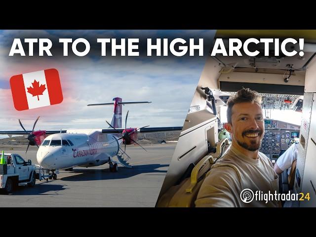 ATR 42 Cockpit Flight with Canadian North!