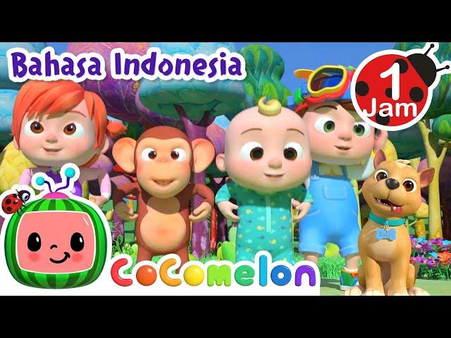 Tarian Hewan SERU | CoComelon Bahasa Indonesia | Lagu Anak | Nursery Rhymes indonesia