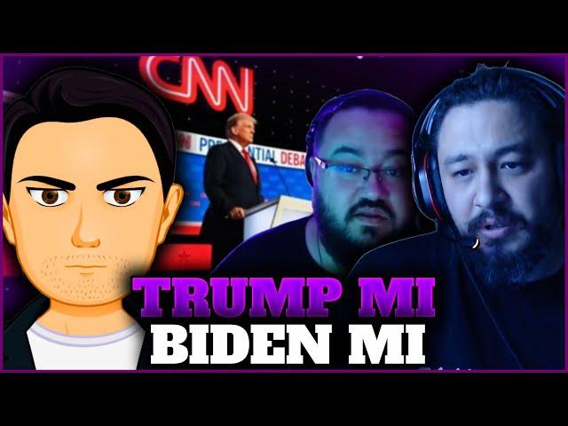 Burhi - Donald Trump ve Joe Biden'ın Başkanlık Düellosunu İzliyor w/@jahreinboss @TaKendisiyimBen