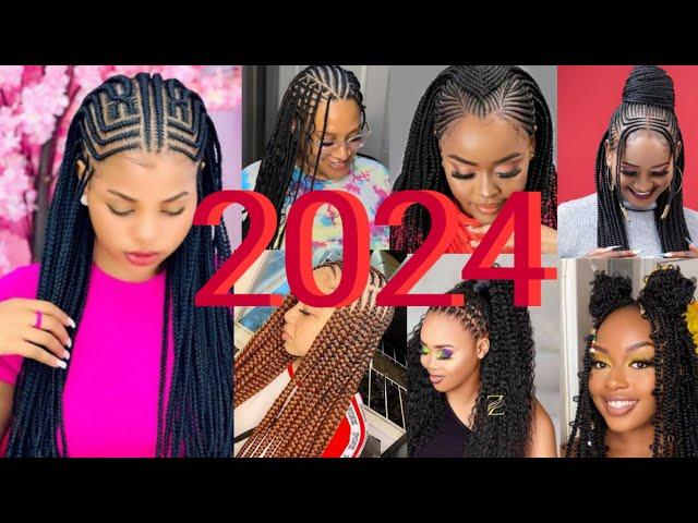 2024 Creative African Braiding Hair Hairstyles For Black Women 