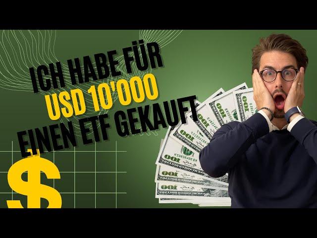 Für USD 10'000 ETF bei der Saxo Bank gekauft