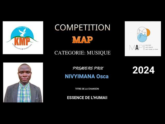 Essence de l'humain by Oscar NIVYIMANA, 1er lauréat du Prix MAP - catégorie musique