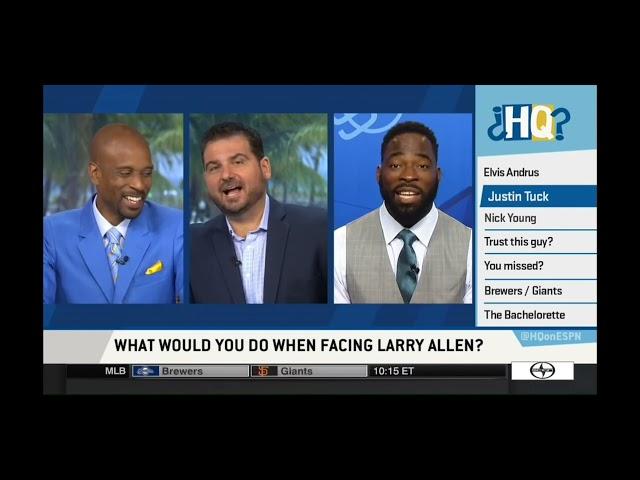 Larry Allen by Justin Tuck