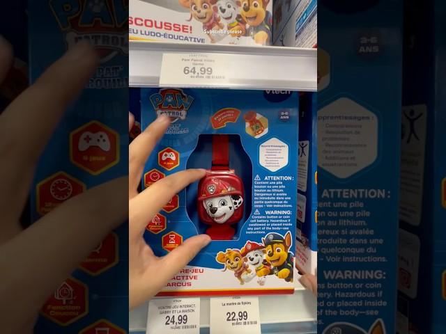 Paw patrol #La pat’patrouille#la montre-Jeu interactive de marcus #vtech #toy# watch #shortsfeed