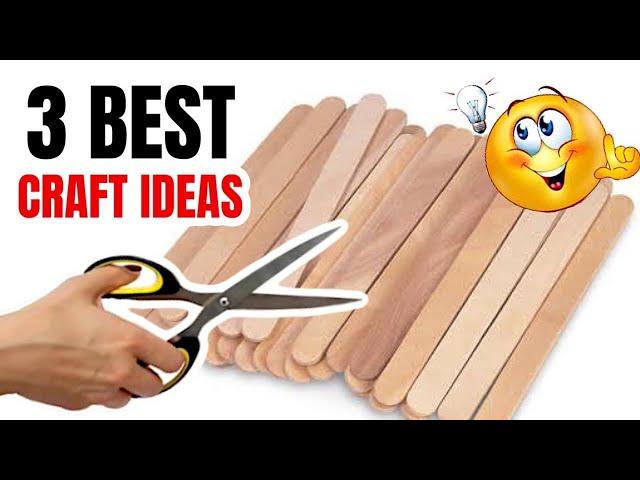 3 Best Popsicle Stick DIY Craft