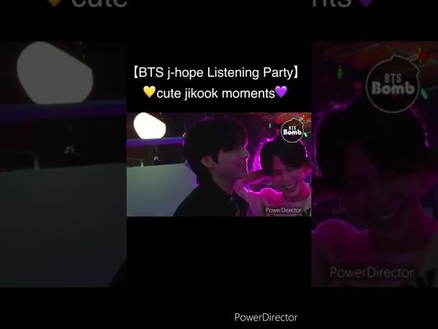 【BTS j-hope Listening Party】cute jikook moments