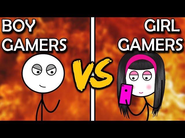 Girl Gamers VS Boy Gamers