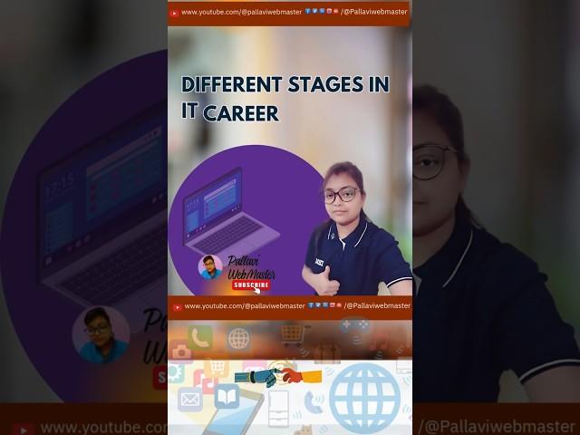 Different stages in IT career || @pallaviwebmaster #ytshorts #shortvideo #shortsvideo #newvideo