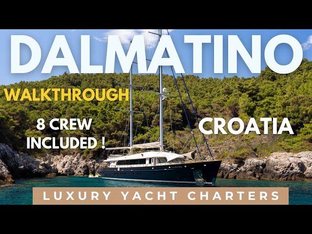 Dalmatino  | Walkthrough Luxury Motor Sailer Yacht Charter  Croatia