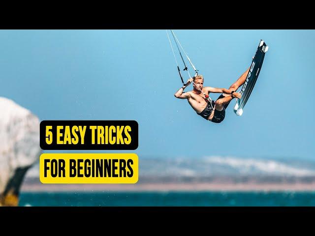 5 Easy Tricks For Kiteboarding Beginners //  SA Masterclass