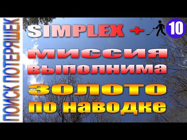 Прогулка по лесу. Золотой крестик по наводке. #Nokta #Makro #Simplex #plus. #10