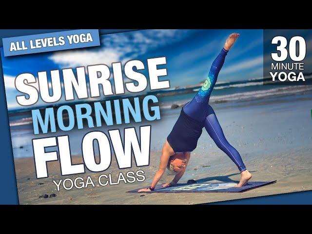 Sunrise Morning Flow Yoga Class - Five Parks Yoga - 30 Minute Yoga Class #yoga #yogaclass