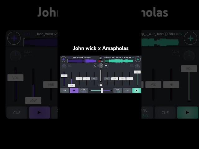 JOHN WICK Ft SIR TRILL  X AMAPHOLAS BY SAM DEEP (mash up)