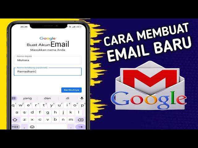 Cara membuat email baru