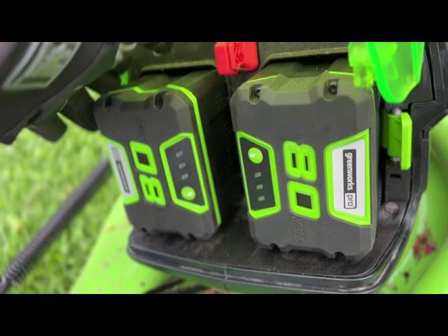 Greenworks NOworks Lawnmower Broke in 6 Uses (model MO80l06 / (LMB455 )