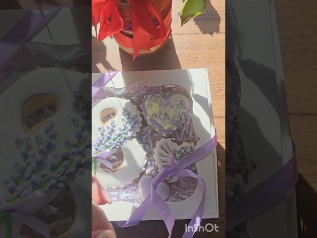 Ніжний варіант медових пряників до 8 березня/Decoration of gingerbread cookies  Women's Day #пряники