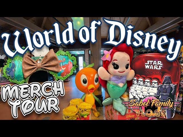 WORLD OF DISNEY NEW MERCHANDISE SHOPPING TOUR | Disney Springs August 2024 ~ Walt Disney World!