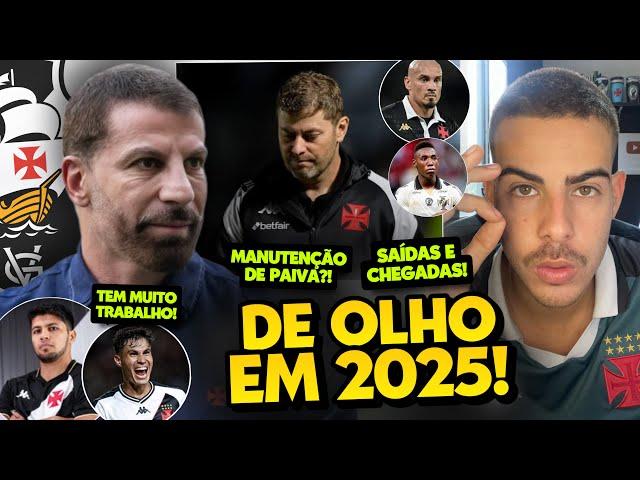 3 GRANDES REFORÇOS E MUITAS SAÍDAS I PEDRINHO PRECISA INCIAR O PLANEJAMENTO DE 2025 DO VASCO!