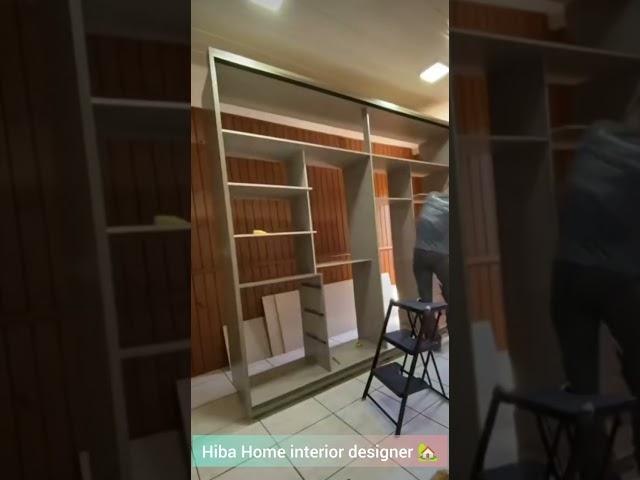 #modular #wardrobe at home #Hiba Home interior designer  #viral #youtubeshorts #2023