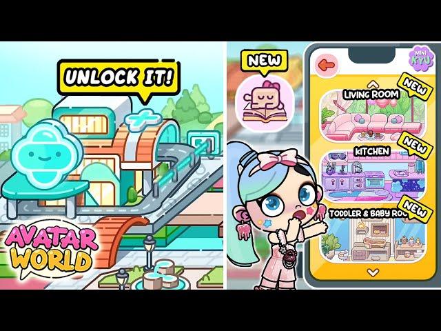  UNLOCK HOSPITAL  & NEW HOUSE MAKER FEATURE  | NEW SECRETS HACKS BUGS IN AVATAR WORLD PAZU 