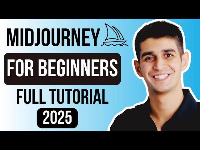 Midjourney AI Tutorial for 2025 (Step-by-Step for Beginners!)