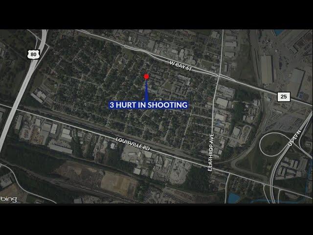 3 men hurt in Savannah shooting