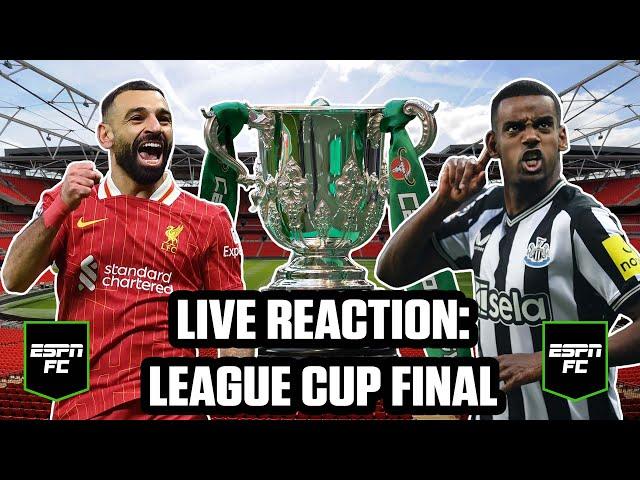 LIVE REACTION Newcastle stun Liverpool in Carabao Cup final! |  ESPN FC