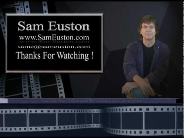 Sam Euston's Digital Design Video Resume