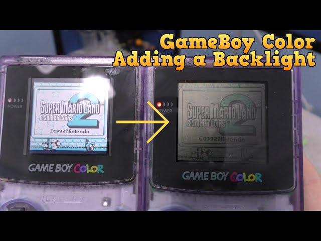 Finally - A Gameboy Color Backlight Mod!