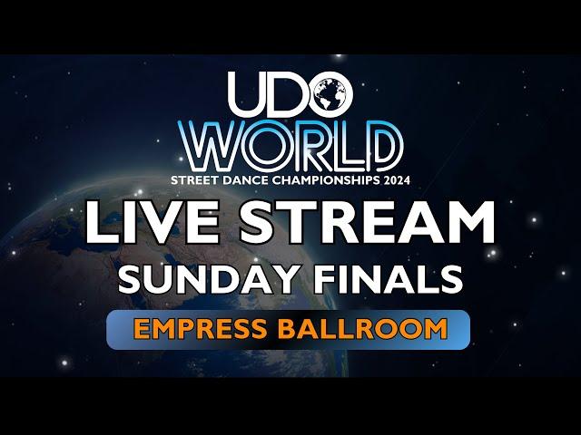 LIVE | UDO WORLD CHAMPIONSHIPS 2024 | SUNDAY 18TH AUGUST | FINALS EMPRESS BALLROOM