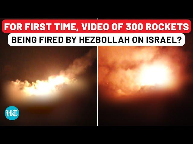 Hezbollah Strikes Israel For 3rd Consecutive Day, Releases Video Of 300-Rocket Attack? | Iran | Gaza