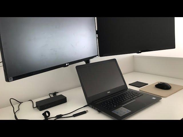 How to Setup 3 or more Monitors/Screens to a Laptop or PC Using Dell Dock D6000. (Easiest Setup!)